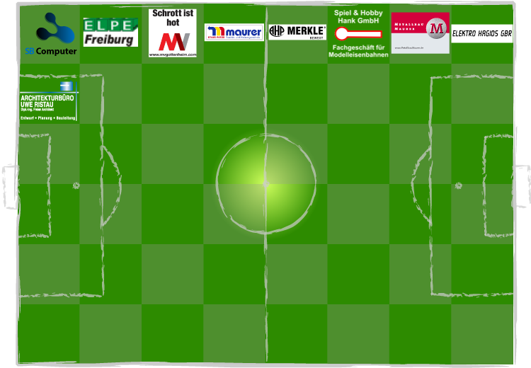 Sponsoren Spielfeld groß